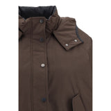 Brunello Cucinelli Brown Polyester Coat