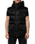 Dolce & Gabbana Black Quilted Sleeveless Hooded Vest Jacket