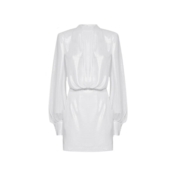 فستان قصير من BLANCA VITA Abelia Laminated