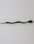 Dolce & Gabbana Black Brass Crystal Spilla Serpente Mens Brooch Pin