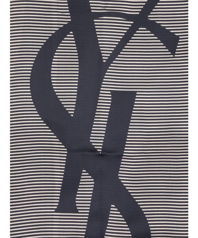 Saint Laurent Cassandre striped Stole