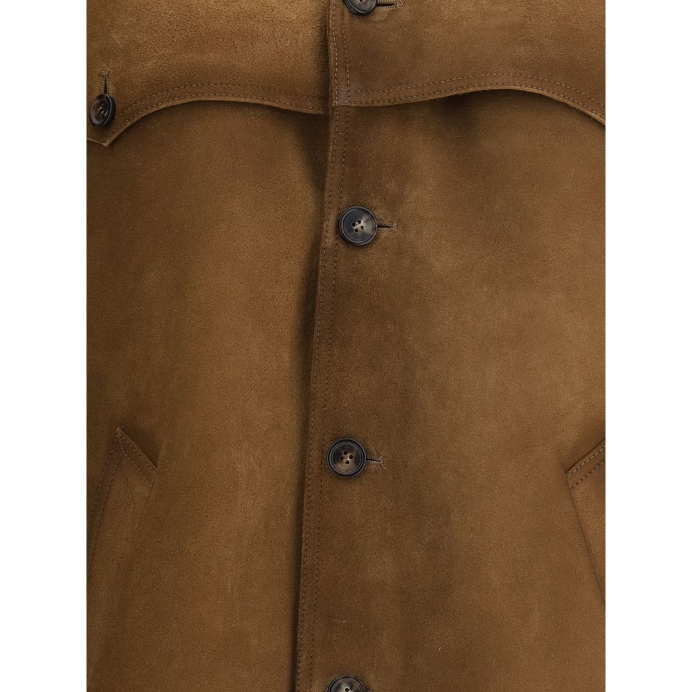 Prada Brown Leather Jacket