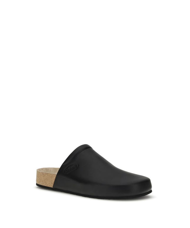 Balenciaga Leather Mules with cork insole