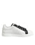 Dolce & Gabbana Black White Leather Portofino Sneaker Shoes