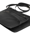 Dolce & Gabbana Black Palmellato Leather Logo Plaque Shoulder Borse Bag