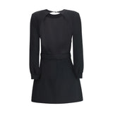Saint Laurent Sablè mini Dress with cut nude back