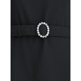Saint Laurent Sablè mini Dress with cut nude back