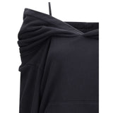 MM6 Cotton Sweatshirt with dropped shoulders