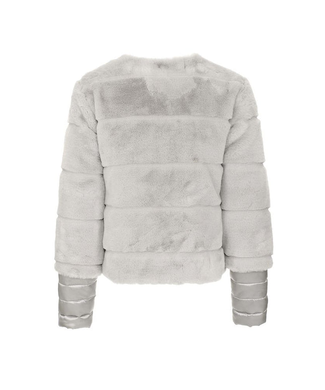 Maison Espin Gray Polyester Jackets & Coat