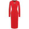 Dolce & Gabbana Red Viscose Dress