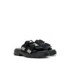 Bottega Veneta Black Cotton Slipper