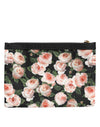 Dolce & Gabbana Multicolor Floral DG Plaque Clutch Women Pouch Borse Bag