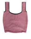 Dolce & Gabbana Pink Cotton Velvet DG MILANO Shoulder Shopping Borse Bag