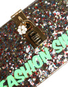 Dolce & Gabbana Multicolor PurseBox Fashion Sinner Glitter Crossbody Bag