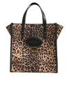 Dolce & Gabbana Multicolor Leopard Shopping Tote Shoulder Women Borse Bag