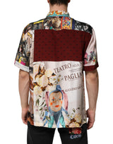 Dolce & Gabbana Multicolor Shell Print Hawaii Casual Shirt