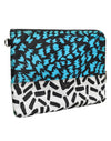 Dolce & Gabbana Multicolor Printed Nylon Logo Plaque Men Clutch Pouch Bag