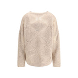 Giorgio Armani Cream Cashmere Cashmere Sweater