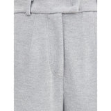 Brunello Cucinelli Gray Cotton Casual Pants