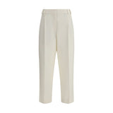 Brunello Cucinelli White Cotton Chino Pants