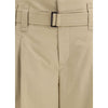 Brunello Cucinelli Pleated crop Pants