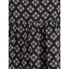 Kristina Ti Silk long Dress with rouches