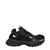 Versace Black Leather Athletic Sneakers