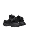 Versace Black Leather Athletic Sneakers