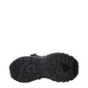 Versace Black Leather Athletic Sneakers