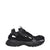 Versace Black Leather Athletic Sneakers