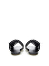 Bottega Veneta Elegant Black Leather Sandals
