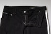 Dolce & Gabbana Black Tattered White Lining Skinny Denim Jeans