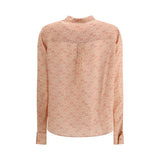 Kristina Ti Multicolor Silk Pattern Shirt