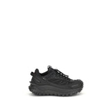 Moncler Black Calf Leather Bos Taurus Athletic Sneakers