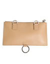 Dolce & Gabbana Beige Calfskin Leather Large Crossbody Card Holder Wallet