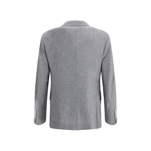 Brunello Cucinelli Cashmere and silk flannel Blazer
