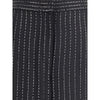 Giorgio Armani Wide-leg silk Pants with strass