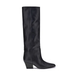 Paris Texas Black Calf Leather Bos Taurus Boots