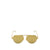 Bottega Veneta Gold Metal Sunglass