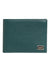 Dolce & Gabbana Green Leather DG Logo Plaque Bifold Card Holder Wallet