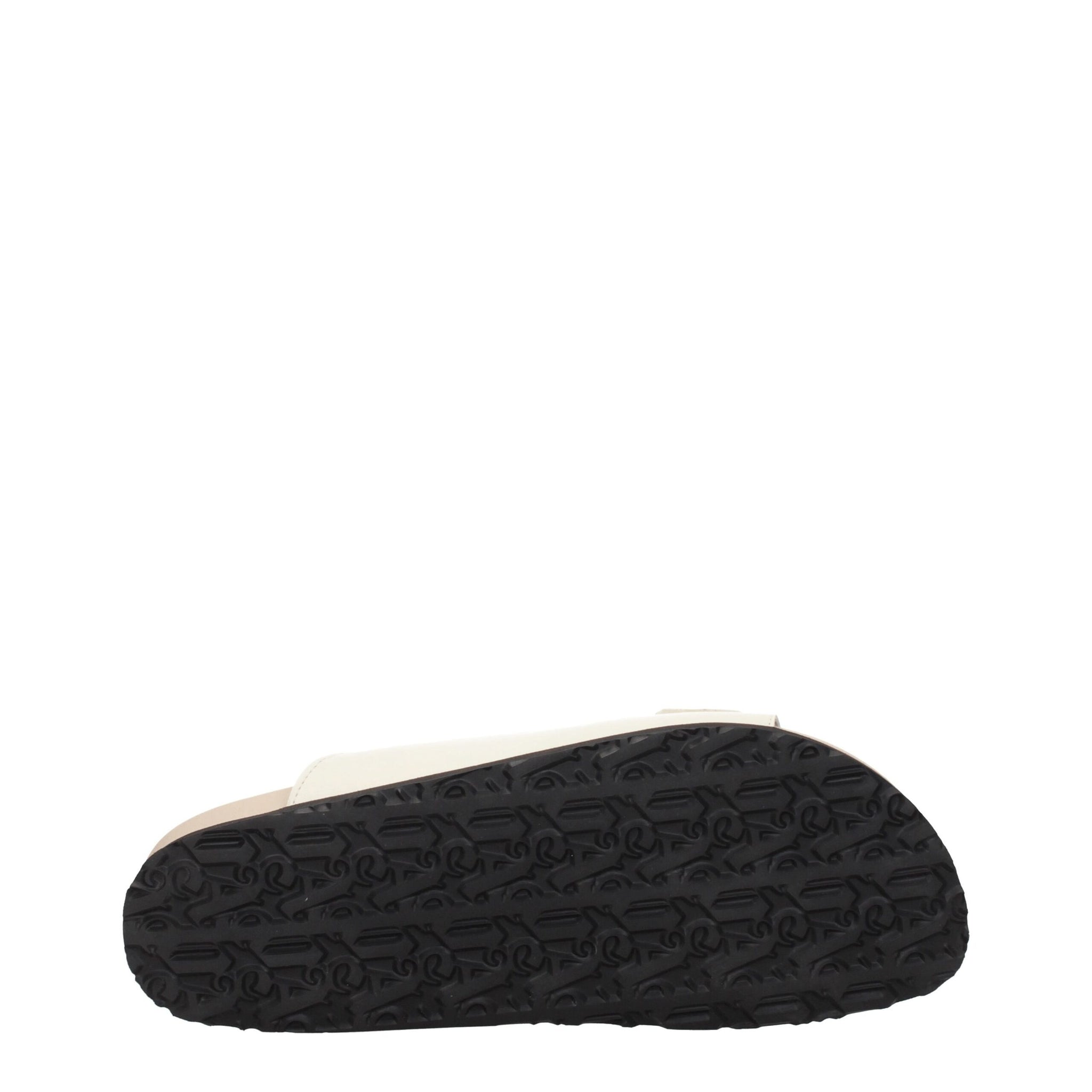 Palm Angels Beige Leather Slippers Sandals