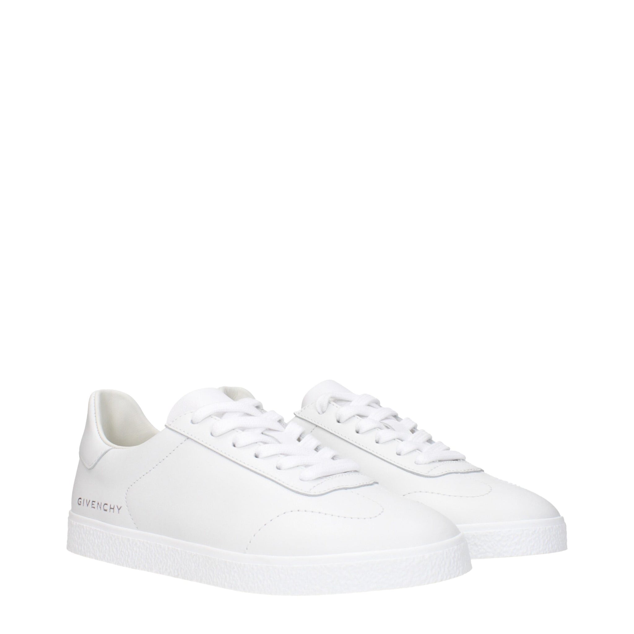 Givenchy White Leather Low Tops