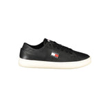 Tommy Hilfiger Black Leather Women's Sneaker