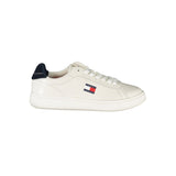 Tommy Hilfiger Tommy Hilfiger White Leather Women Sneaker (Shoe Size Women: EU36/US6, nan: nan, nan: nan)