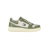 Tommy Hilfiger Tommy Hilfiger Green Leather Men Sneaker (Shoe Size Men: EU40/US7, nan: nan, nan: nan)