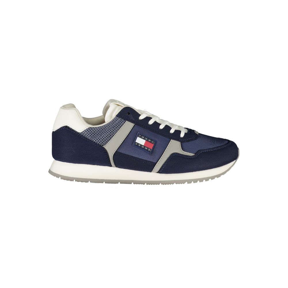 Tommy Hilfiger Tommy Hilfiger Blue Polyester Men Sneaker (Shoe Size Men: EU40/US7, nan: nan, nan: nan)