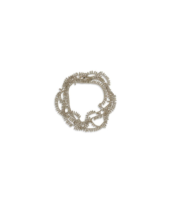 Brunello Cucinelli Silver Knotted Bracelet