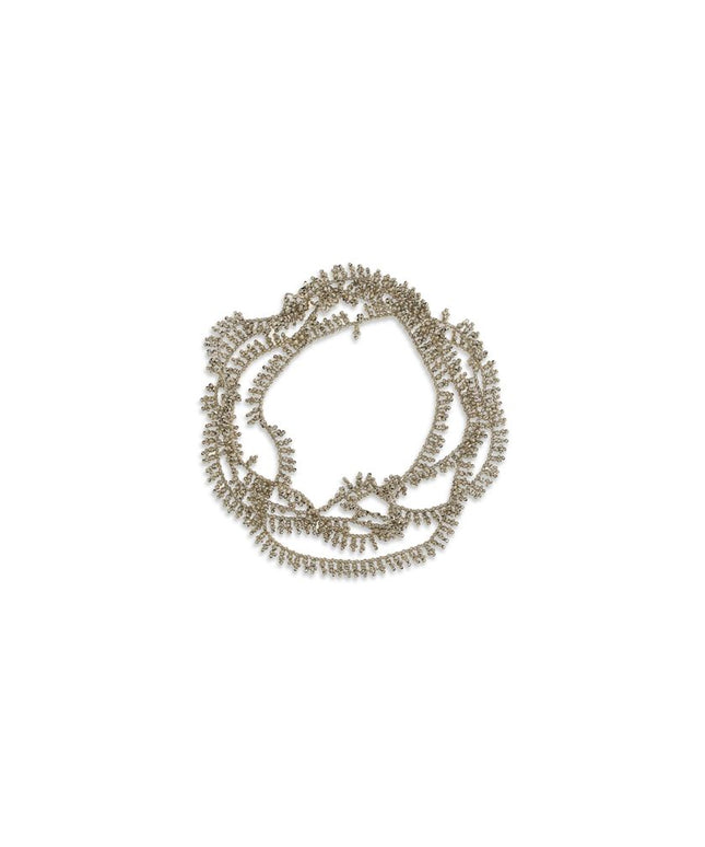Brunello Cucinelli Silver Knotted Bracelet