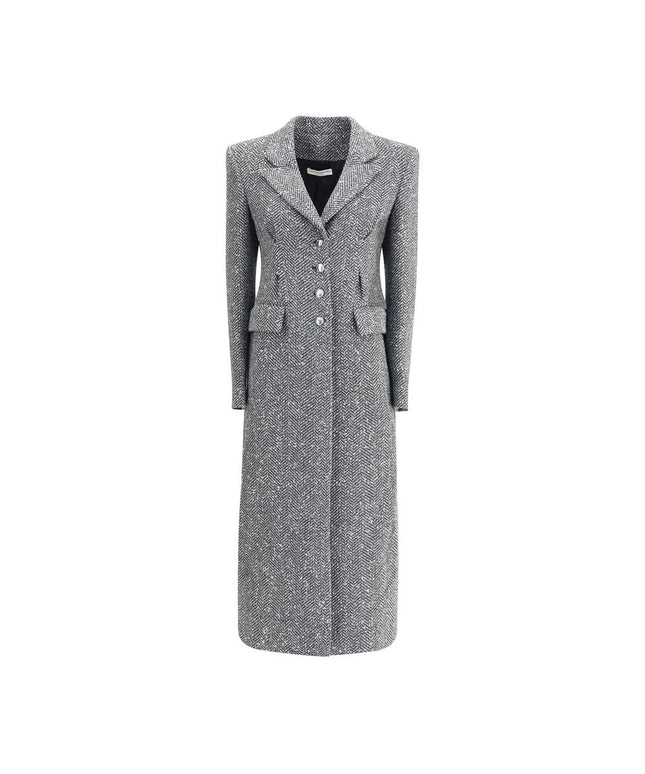 Alessandra Rich Tweed long Coat