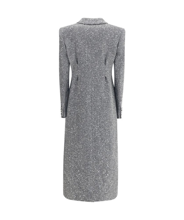 Alessandra Rich Tweed long Coat